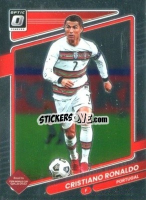 Sticker Cristiano Ronaldo - Donruss Soccer Road to Qatar 2021-2022 n. 116o - Panini