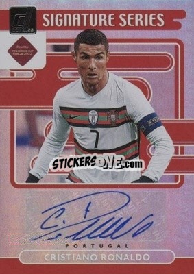 Sticker Cristiano Ronaldo - Donruss Soccer Road to Qatar 2021-2022 n. SS-CR7 - Panini