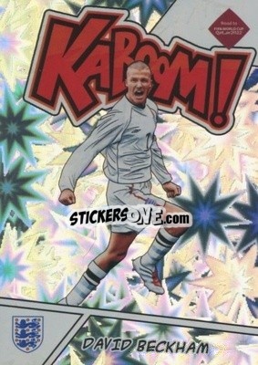 Sticker David Beckham - Donruss Soccer Road to Qatar 2021-2022 n. 20k - Panini
