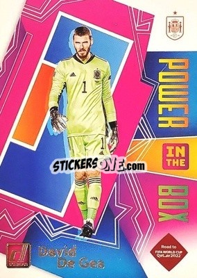 Sticker David de Gea - Donruss Soccer Road to Qatar 2021-2022 n. 20pb - Panini