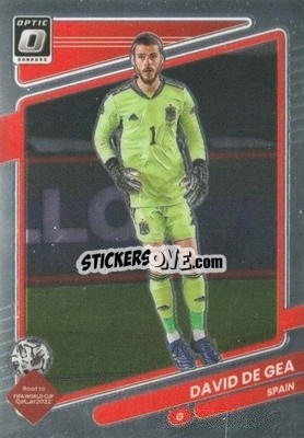 Sticker David de Gea - Donruss Soccer Road to Qatar 2021-2022 n. 142o - Panini