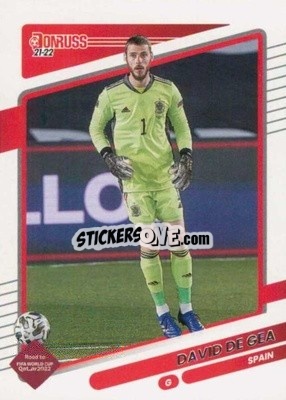 Sticker David de Gea - Donruss Soccer Road to Qatar 2021-2022 n. 142 - Panini