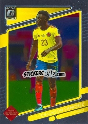 Sticker Davinson Sanchez - Donruss Soccer Road to Qatar 2021-2022 n. 33o - Panini