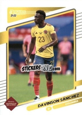 Sticker Davinson Sanchez - Donruss Soccer Road to Qatar 2021-2022 n. 33 - Panini
