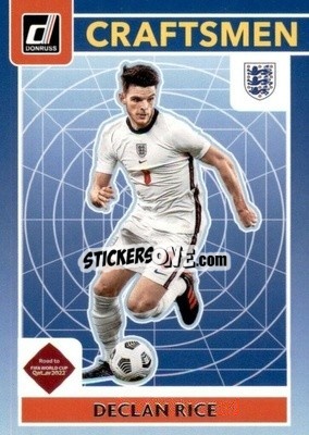 Sticker Declan Rice - Donruss Soccer Road to Qatar 2021-2022 n. 13c - Panini