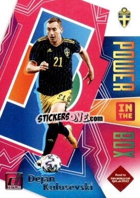 Sticker Dejan Kulusevski - Donruss Soccer Road to Qatar 2021-2022 n. 19pb - Panini