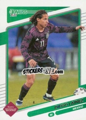 Sticker Diego Lainez - Donruss Soccer Road to Qatar 2021-2022 n. 86 - Panini