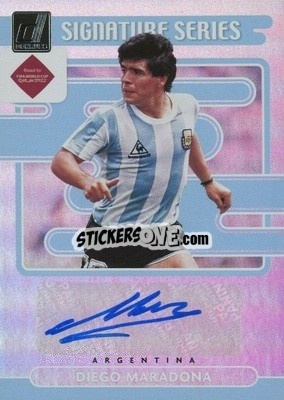 Sticker Diego Maradona - Donruss Soccer Road to Qatar 2021-2022 n. SS-DM - Panini