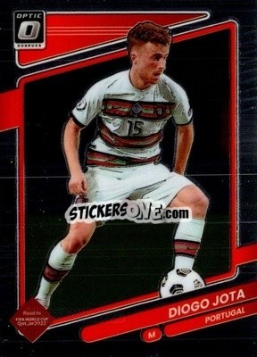 Sticker Diogo Jota - Donruss Soccer Road to Qatar 2021-2022 n. 120o - Panini