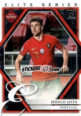 Sticker Diogo Jota - Donruss Soccer Road to Qatar 2021-2022 n. 18es - Panini