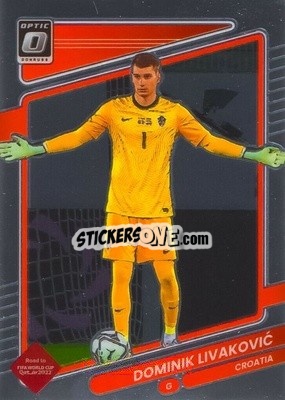 Sticker Dominik Livakovic - Donruss Soccer Road to Qatar 2021-2022 n. 38o - Panini
