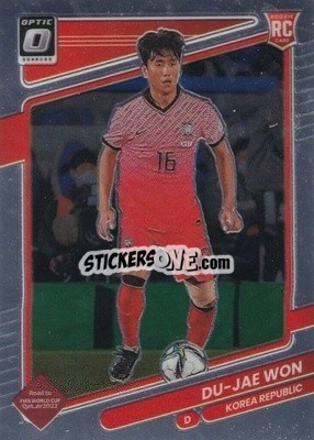 Sticker Du-jae Won - Donruss Soccer Road to Qatar 2021-2022 n. 140o - Panini