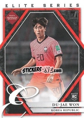 Sticker Du-jae Won - Donruss Soccer Road to Qatar 2021-2022 n. 13es - Panini