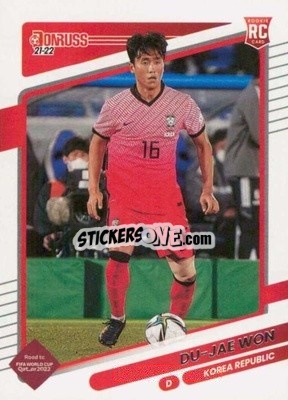 Figurina Du-jae Won - Donruss Soccer Road to Qatar 2021-2022 n. 140 - Panini