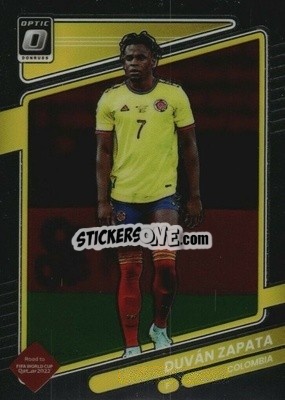 Sticker Duvan Zapata - Donruss Soccer Road to Qatar 2021-2022 n. 35o - Panini