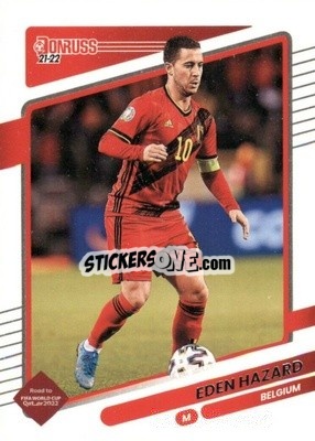 Sticker Eden Hazard - Donruss Soccer Road to Qatar 2021-2022 n. 10 - Panini
