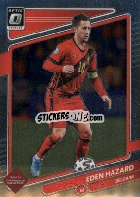 Sticker Eden Hazard - Donruss Soccer Road to Qatar 2021-2022 n. 10o - Panini