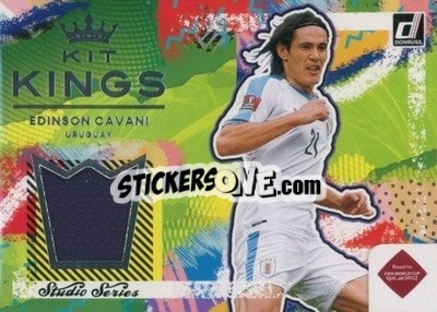 Sticker Edinson Cavani - Donruss Soccer Road to Qatar 2021-2022 n. KK-EC - Panini
