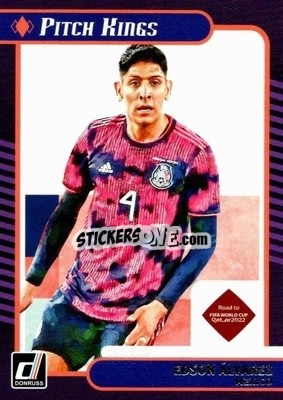 Sticker Edson Alvarez - Donruss Soccer Road to Qatar 2021-2022 n. 3pk - Panini