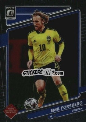 Sticker Emil Forsberg - Donruss Soccer Road to Qatar 2021-2022 n. 158o - Panini