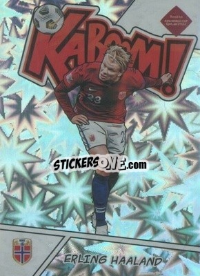 Sticker Erling Haaland - Donruss Soccer Road to Qatar 2021-2022 n. 17k - Panini