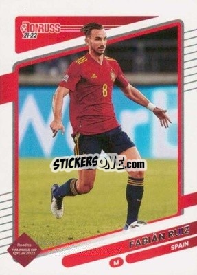 Sticker Fabian Ruiz - Donruss Soccer Road to Qatar 2021-2022 - Panini