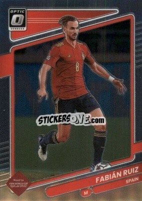 Sticker Fabian Ruiz - Donruss Soccer Road to Qatar 2021-2022 n. 143o - Panini