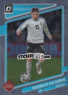 Sticker Federico Valverde - Donruss Soccer Road to Qatar 2021-2022 n. 170o - Panini