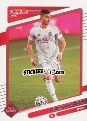 Sticker Ferran Torres - Donruss Soccer Road to Qatar 2021-2022 n. 145 - Panini