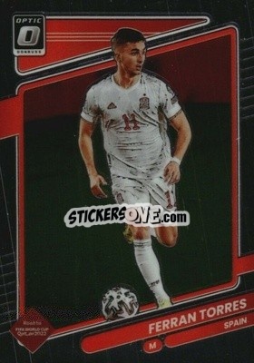 Sticker Ferran Torres - Donruss Soccer Road to Qatar 2021-2022 n. 145o - Panini