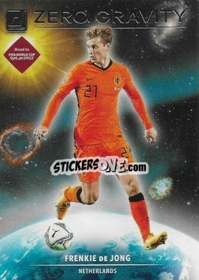 Sticker Frenkie de Jong - Donruss Soccer Road to Qatar 2021-2022 n. 5zg - Panini