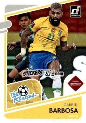 Sticker Gabriel Barbosa - Donruss Soccer Road to Qatar 2021-2022 n. 16tr - Panini