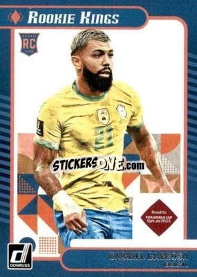 Sticker Gabriel Barbosa - Donruss Soccer Road to Qatar 2021-2022 n. 12rk - Panini