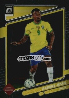 Sticker Gabriel Jesus - Donruss Soccer Road to Qatar 2021-2022 n. 22o - Panini