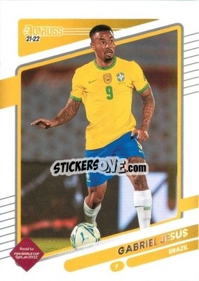 Sticker Gabriel Jesus - Donruss Soccer Road to Qatar 2021-2022 n. 22 - Panini