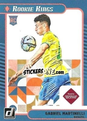 Sticker Gabriel Martinelli - Donruss Soccer Road to Qatar 2021-2022 - Panini