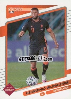 Sticker Georginio Wijnaldum - Donruss Soccer Road to Qatar 2021-2022 n. 99 - Panini