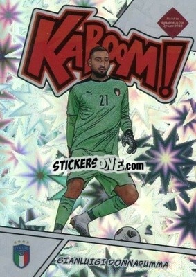 Sticker Gianluigi Donnarumma - Donruss Soccer Road to Qatar 2021-2022 n. 18k - Panini