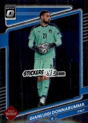 Sticker Gianluigi Donnarumma - Donruss Soccer Road to Qatar 2021-2022 n. 77o - Panini