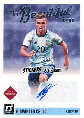 Sticker Giovani Lo Celso - Donruss Soccer Road to Qatar 2021-2022 - Panini