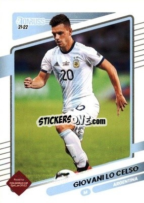 Sticker Giovani Lo Celso - Donruss Soccer Road to Qatar 2021-2022 n. 6 - Panini