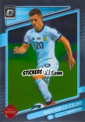 Sticker Giovani Lo Celso - Donruss Soccer Road to Qatar 2021-2022 n. 6o - Panini