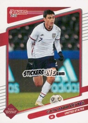 Sticker Giovanni Reyna - Donruss Soccer Road to Qatar 2021-2022 n. 164 - Panini