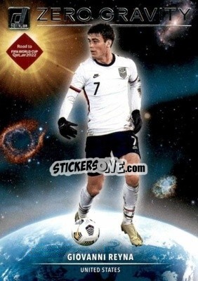 Sticker Giovanni Reyna - Donruss Soccer Road to Qatar 2021-2022 n. 19zg - Panini