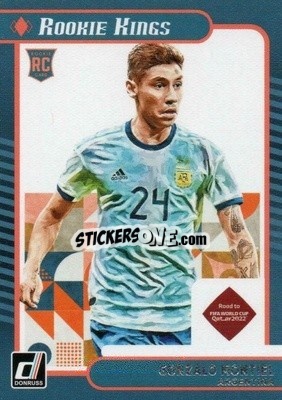 Sticker Gonzalo Montiel - Donruss Soccer Road to Qatar 2021-2022 n. 3rk - Panini