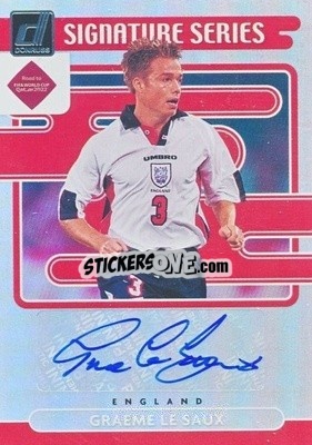 Sticker Graeme Le Saux - Donruss Soccer Road to Qatar 2021-2022 n. SS-GLS - Panini