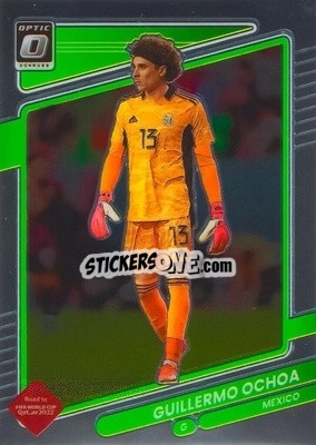 Sticker Guillermo Ochoa - Donruss Soccer Road to Qatar 2021-2022 n. 85o - Panini