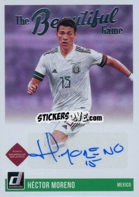 Sticker Hector Moreno - Donruss Soccer Road to Qatar 2021-2022 n. BG-HMO - Panini