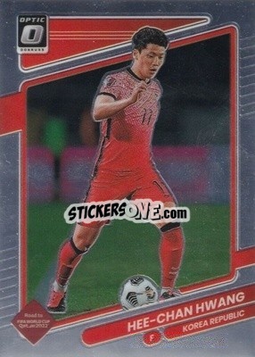 Sticker Hee-chan Hwang - Donruss Soccer Road to Qatar 2021-2022 n. 137o - Panini