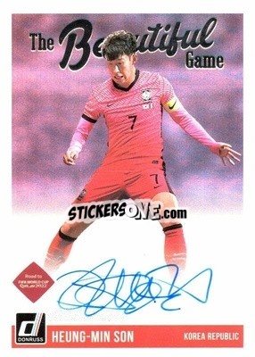 Sticker Heung-Min Son - Donruss Soccer Road to Qatar 2021-2022 n. BG-HMS - Panini